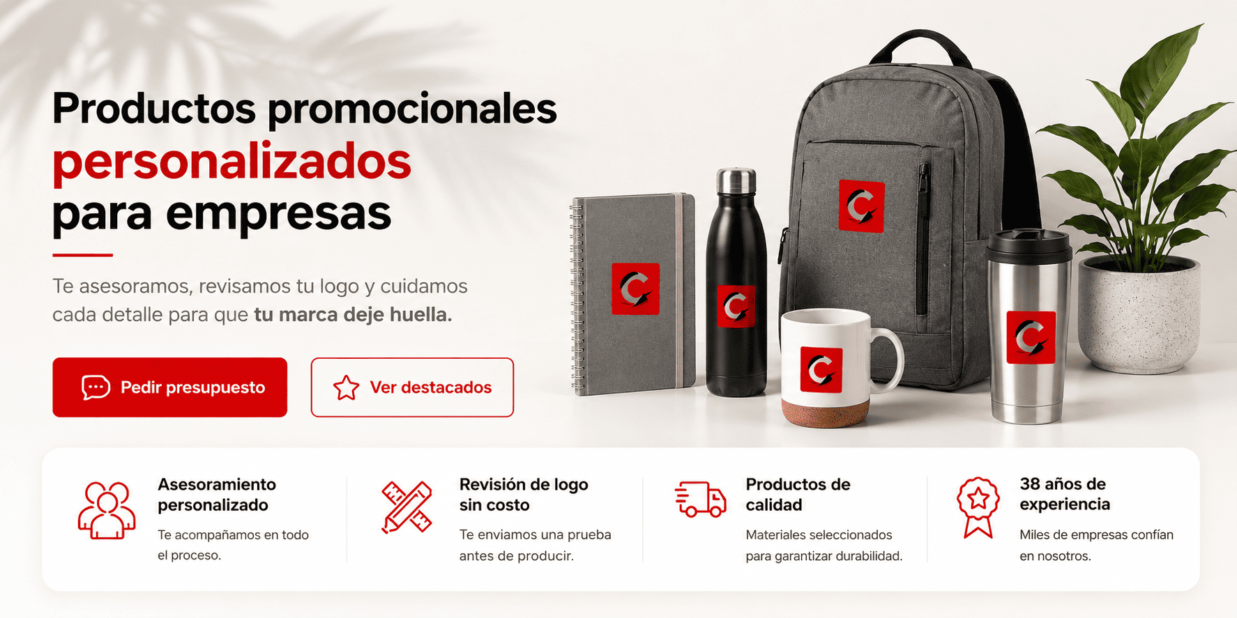 Productos promocionales personalizados para empresas - Carácter