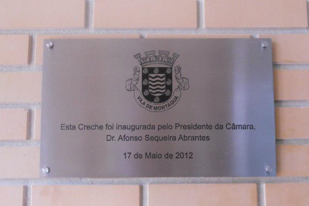Placa inox acrílico 5
