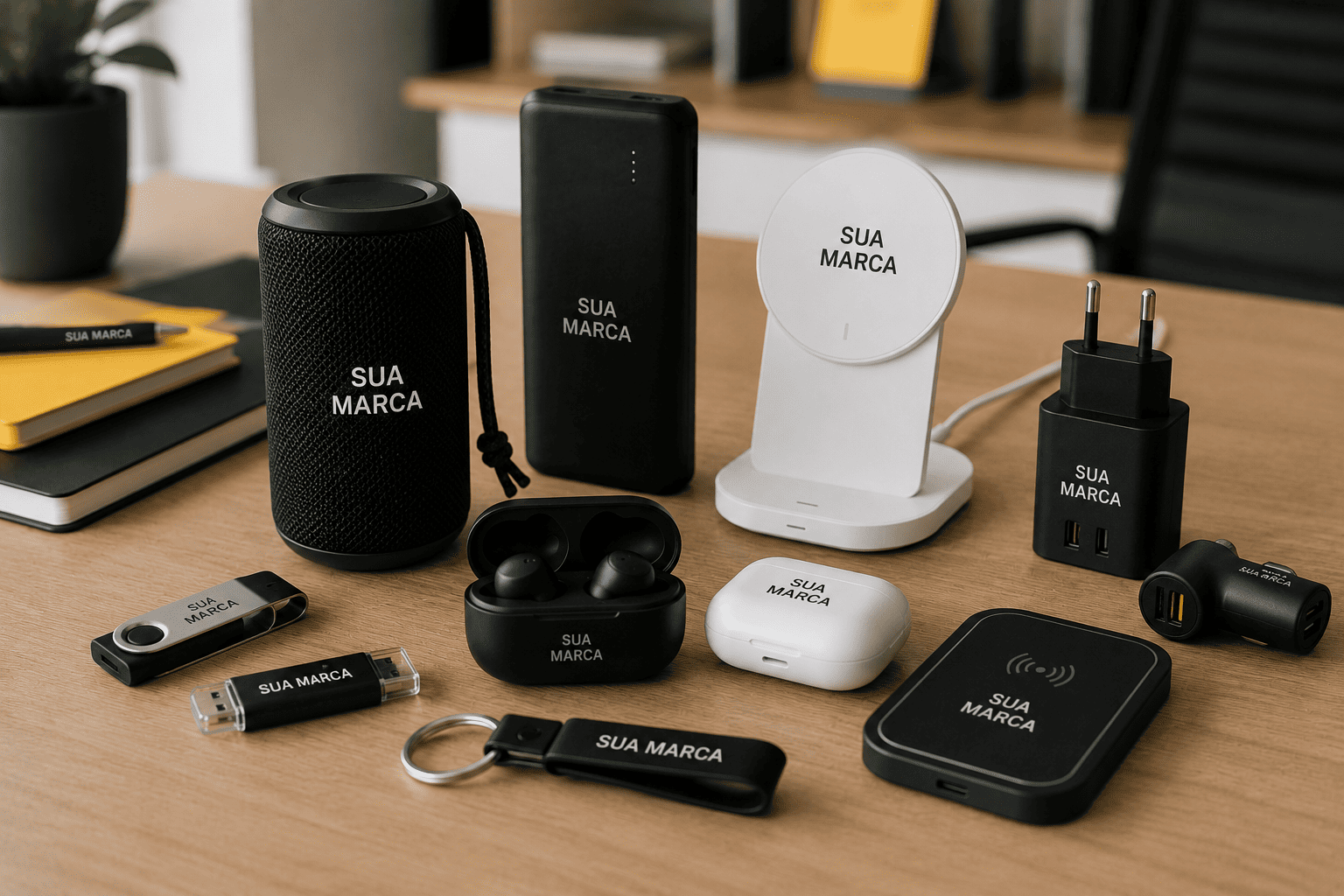 Brindes tecnológicos personalizados