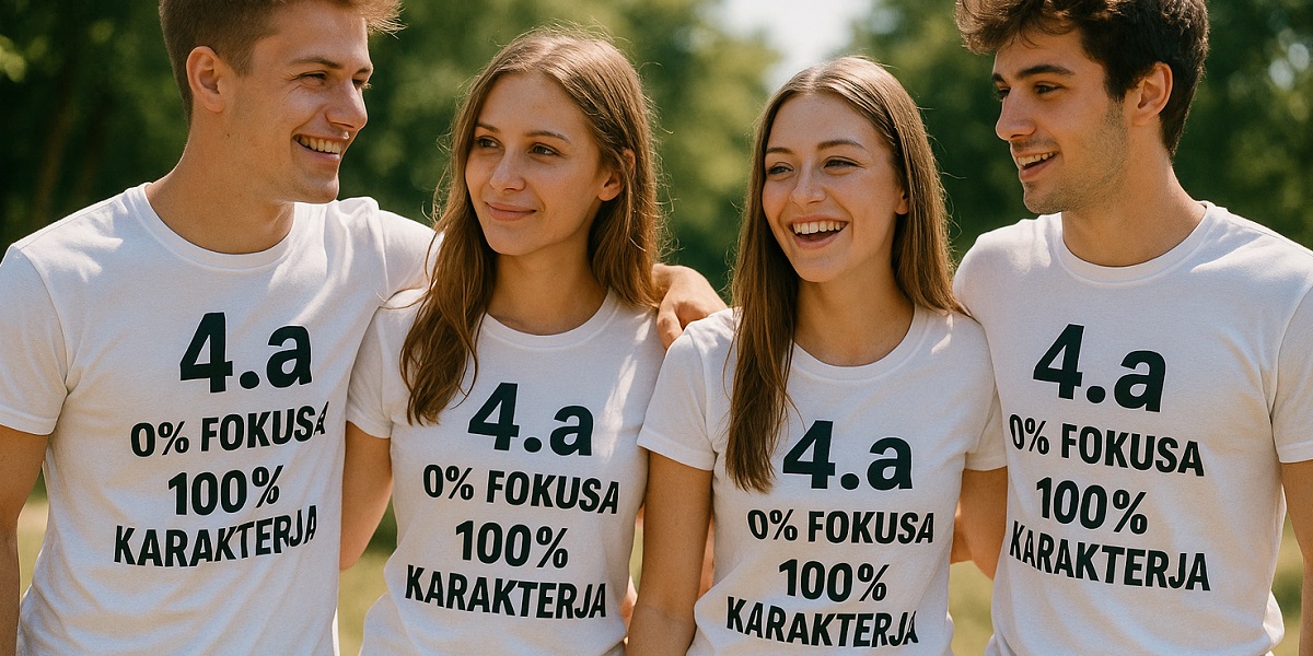 Majice za končne razrede – kako izbrati dizajn, ki ga bodo dijaki res nosili?