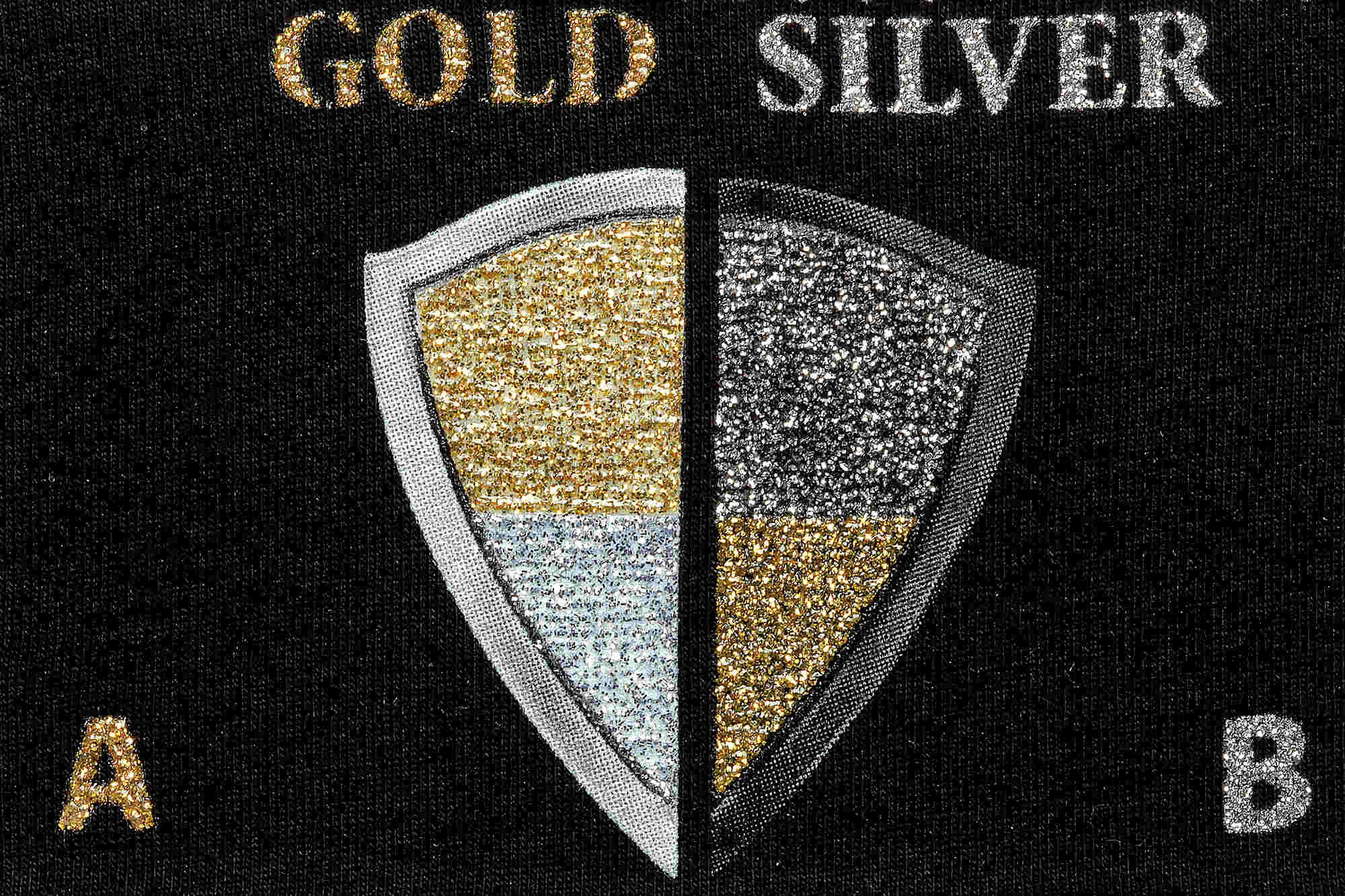 Bleščeče barve Glitter in Sugar na prazničnem tekstilu